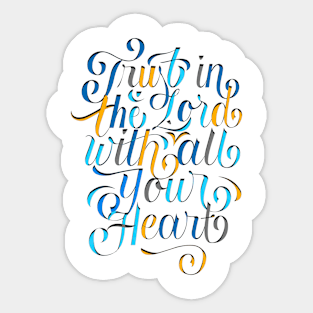 Proverbs 3:5 Sticker